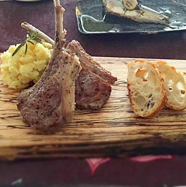 lamb chop & sweetpoteto mushes|coterieさん