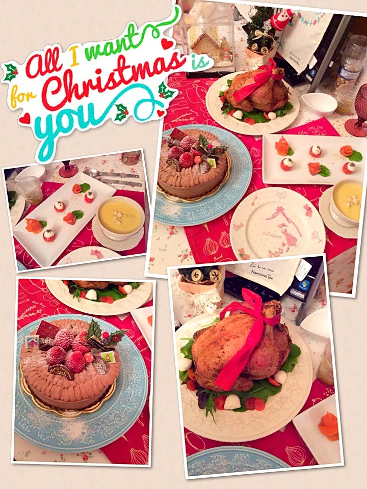 Snapdishの料理写真:手作りクリスマス☆|＊megmilk’s cafe＊〜☆*:.｡. ほっこりごはん。｡.:*☆〜さん