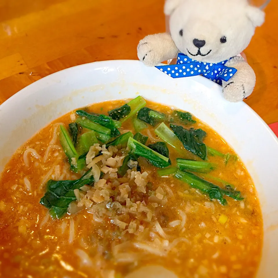 ネギシャキシャキの担々麺。そろそろ麺も控えないと体重がやばいな💦|リュカさん