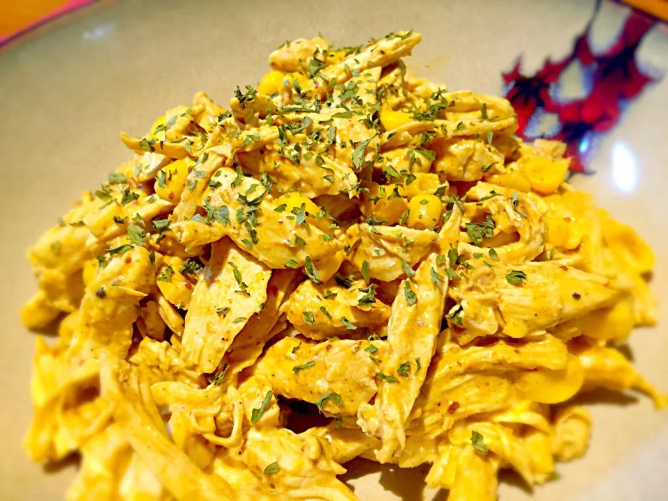 鳥ササミのスパイシーカレーサラダ
Chicken breast tenderloin salad with spicy curry mayo sauce.|Sayaka Jinsenji Huletteさん