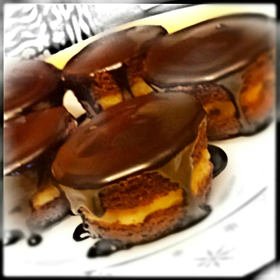 boston cream cupcake
 #chocolate#delicious#cupcake|yaraさん