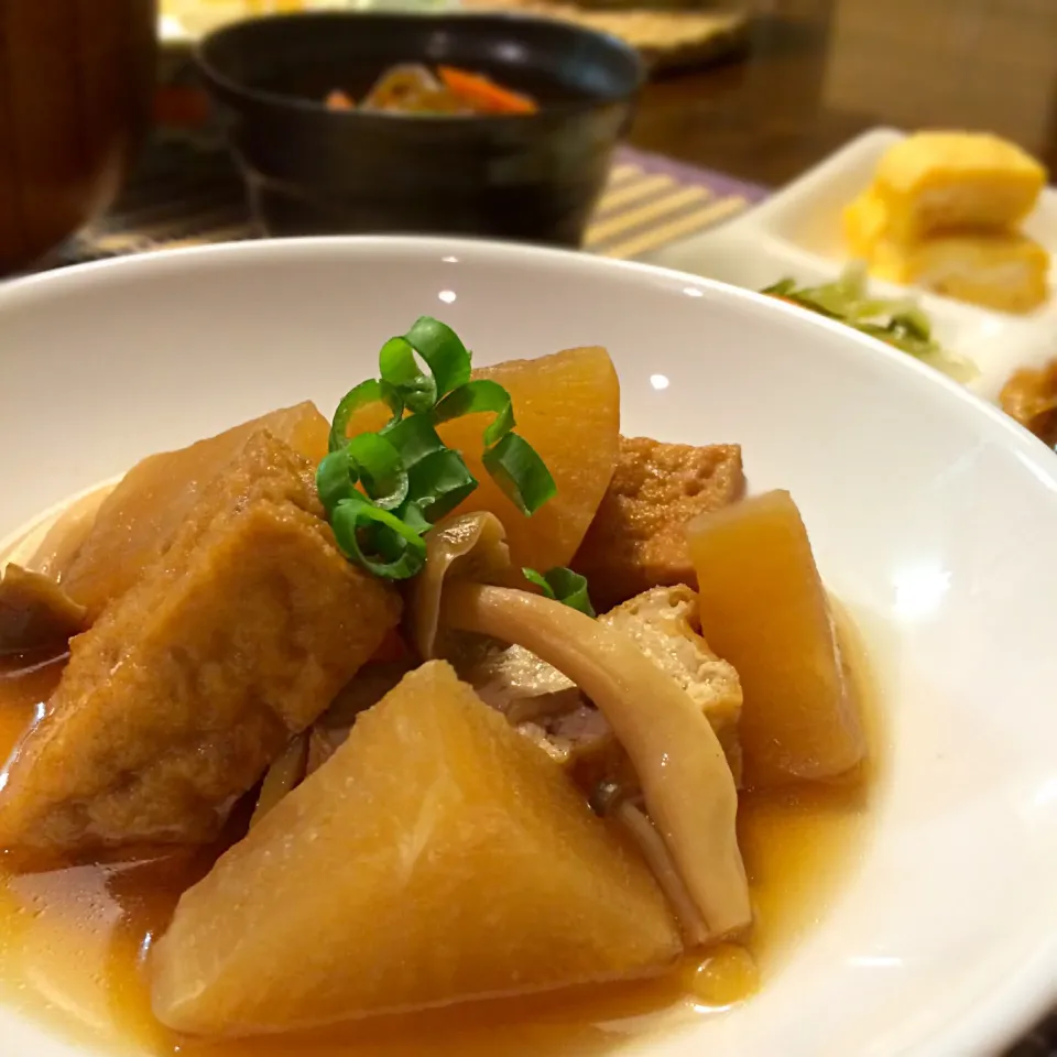 厚揚げと大根の煮物|yuriさん