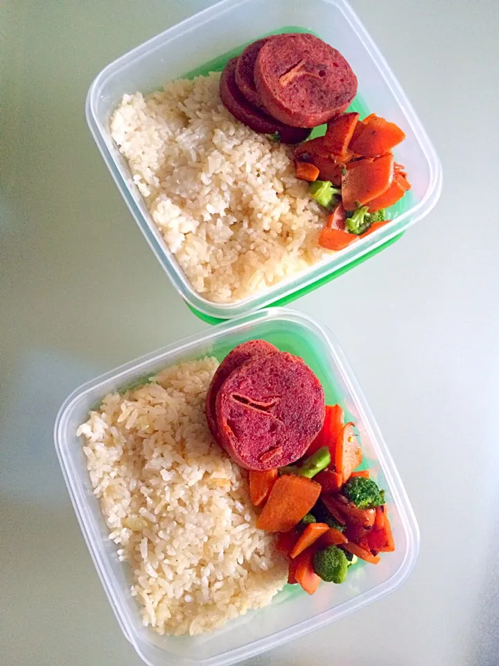 Snapdishの料理写真:Beef Rollade meet Butter Rice|Fiully Santiniさん