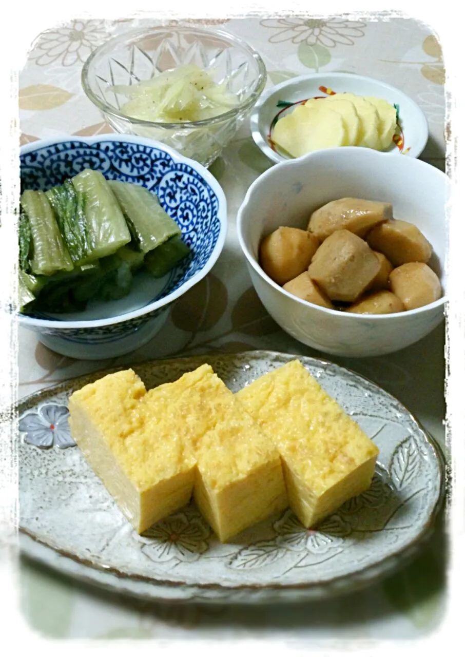 Snapdishの料理写真:朝ごはんみたいなお夕飯♪|ユミさん