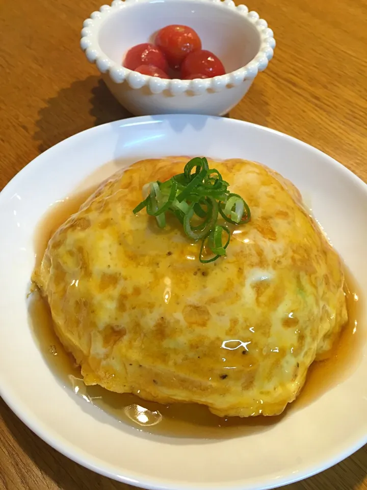 カニカマ天津飯|まつださんさん