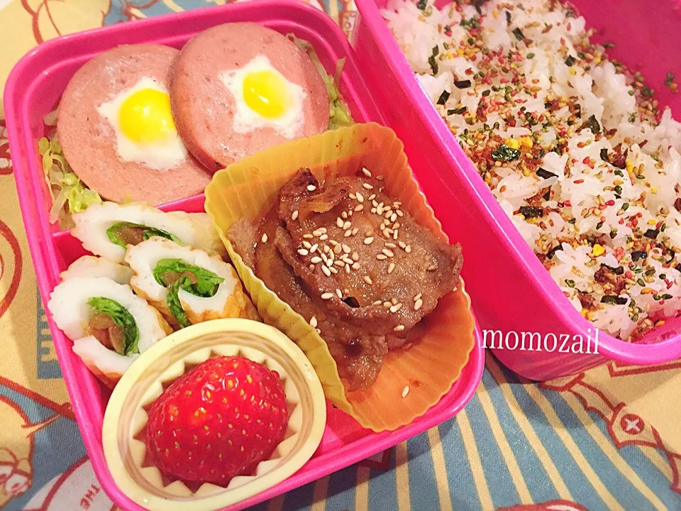 Snapdishの料理写真:高校生お弁当🌸|けいちゃん（ももザィル）さん