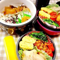 Snapdishの料理写真:ほか丼 あったかご飯弁当🍱|ぽんぽこりんさん