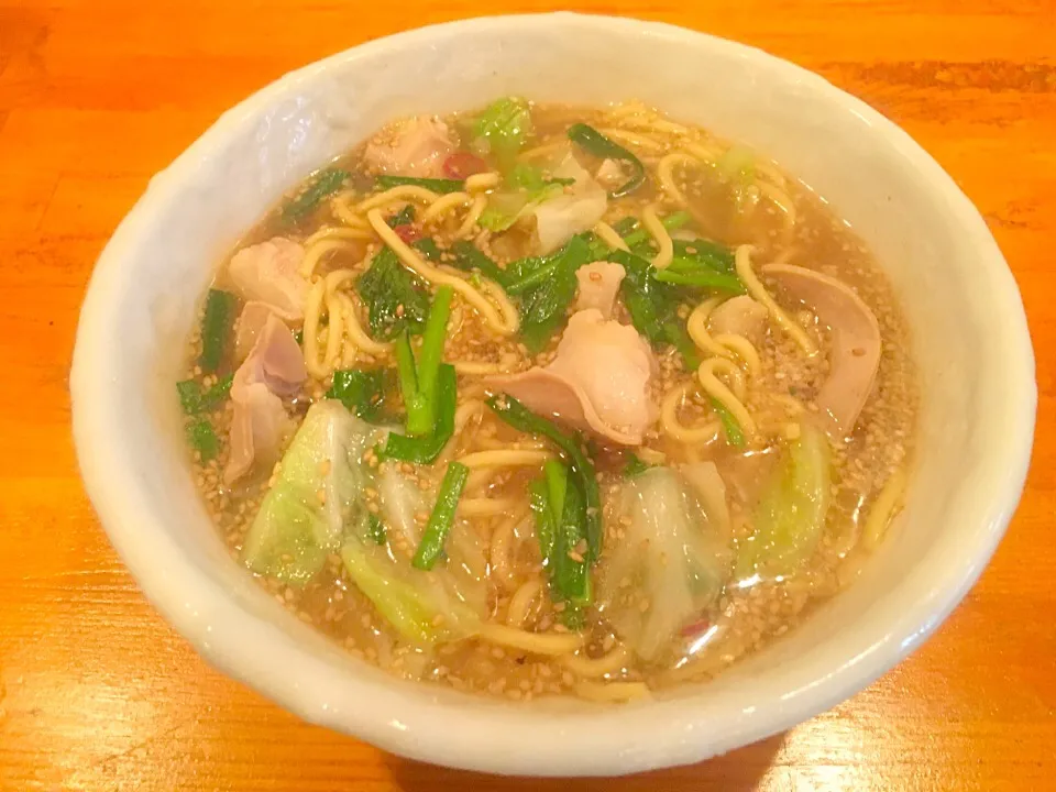 博多もつ鍋ラーメン|草津の屋台　トタン家さん