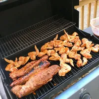 Honey Glazed Bbq Chicken Wings & Sirloin|Dreskar July C. Omadtoさん