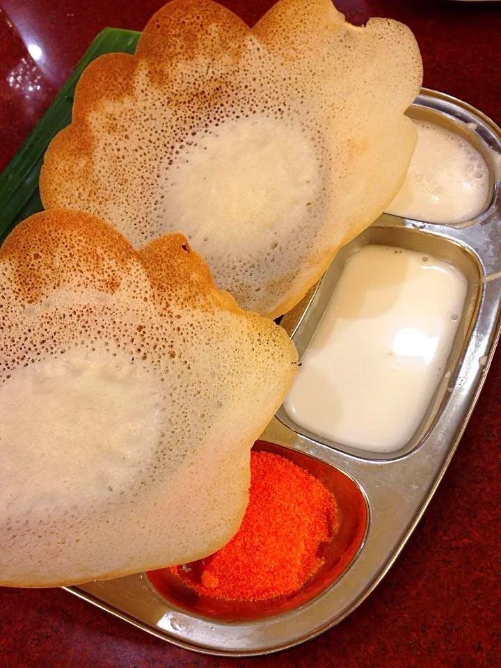 Appam with coconut and sugar|karen limさん