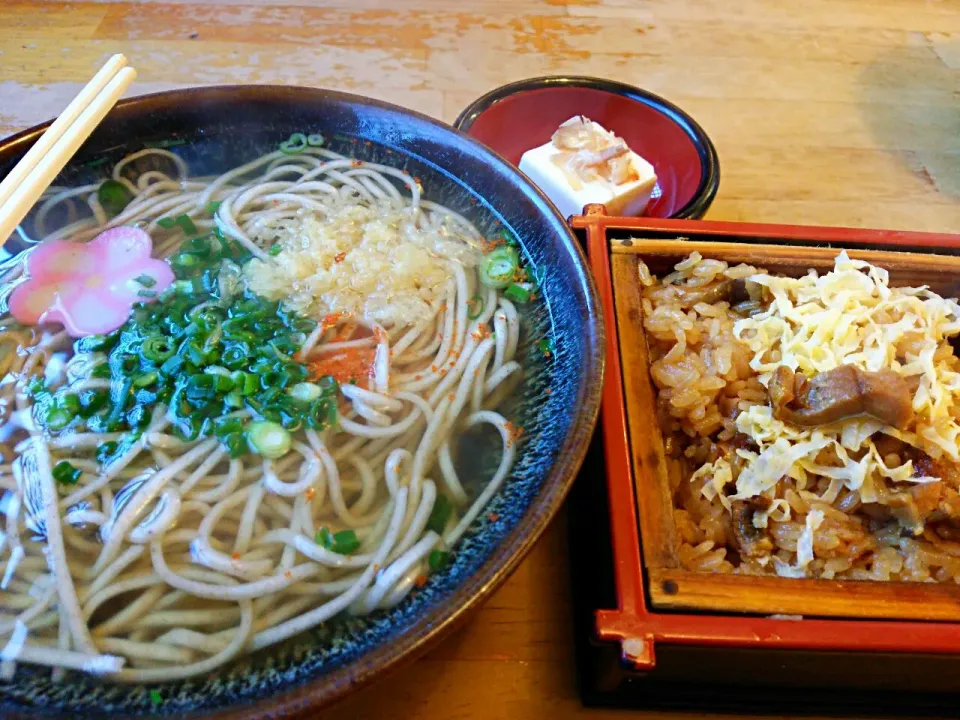 手打ち蕎麦と穴子セイロ定食～🎵|☆Yumi☆さん