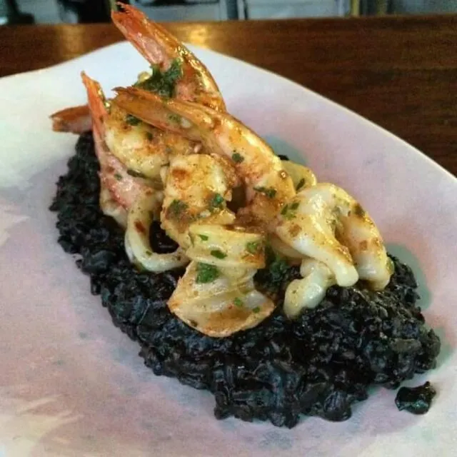 💃PRAWNS
     BABY SQUID
     SQUID INK RICE💃|CHUENCHAIさん