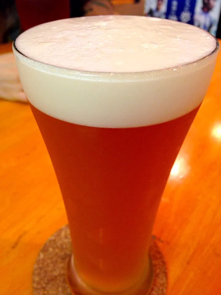 Snapdishの料理写真:福岡市城南区別府 THE BREWMASTERの地ビール「かぼす&ハニー」|Kouji  Kobayashiさん