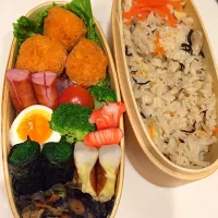 Snapdishの料理写真:旦那さんお弁当|バクダンさん