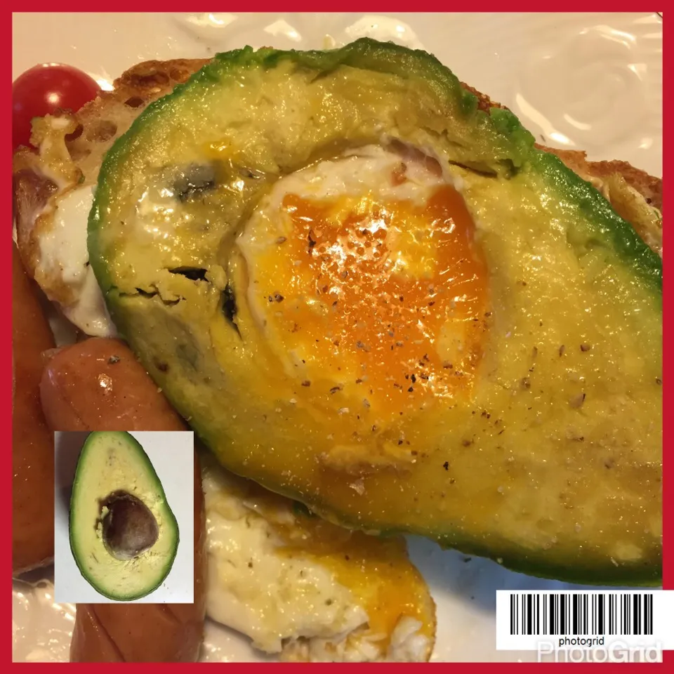 OMさんの料理 Fried egg in avocado|sasaちゃんこ😎さん