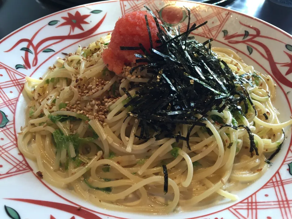 明太子と生海苔のクリームソース（大盛り）🍝|まさとさん