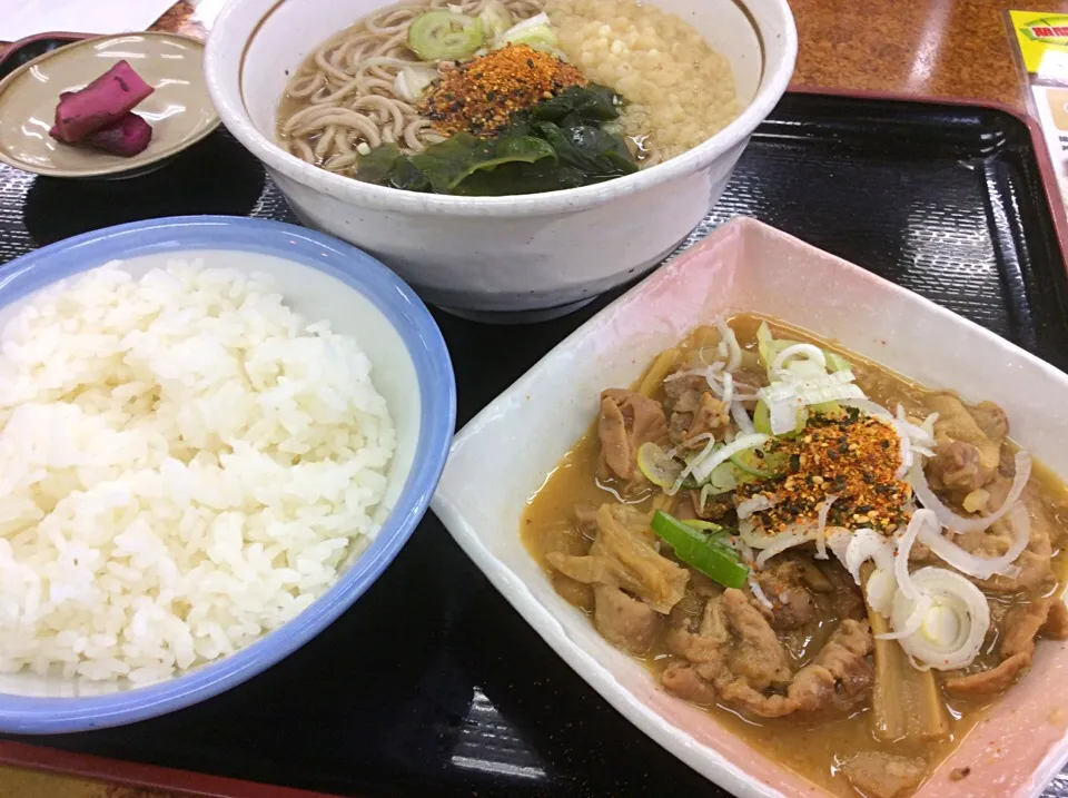 埼玉県名物「山田うどんのパンチセット」😋|アライさんさん