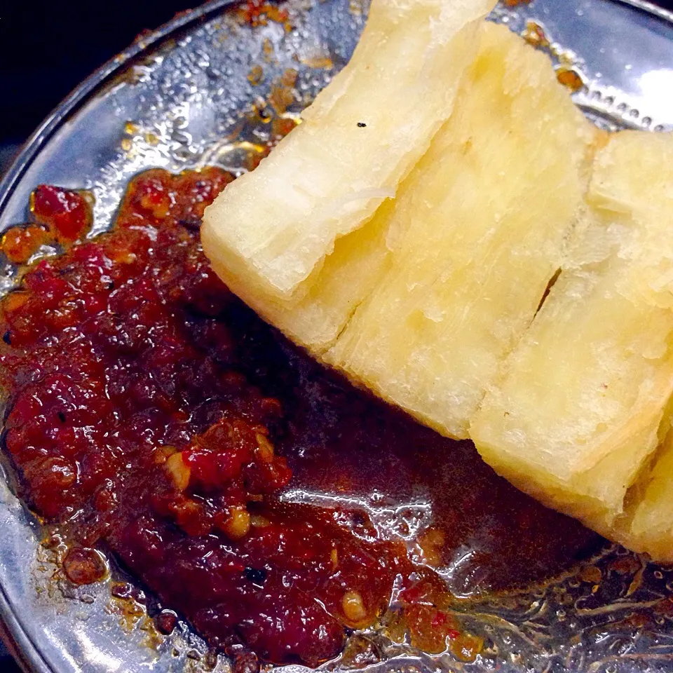 Ketela goreng n sambal #Pemalang #Indonesia|Tyas Kasmariさん