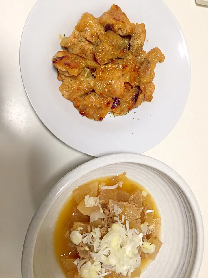 大根とツナの煮物

胸肉のハーブロースト|コロ助さん