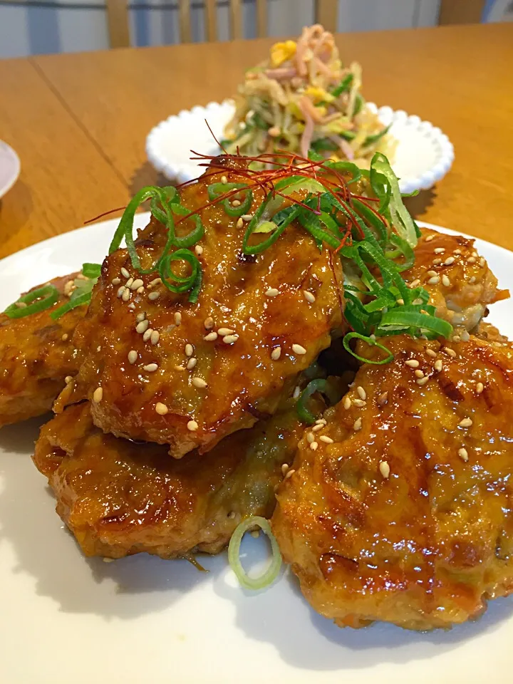 シャキシャキごぼうの鶏つくね|まつださんさん