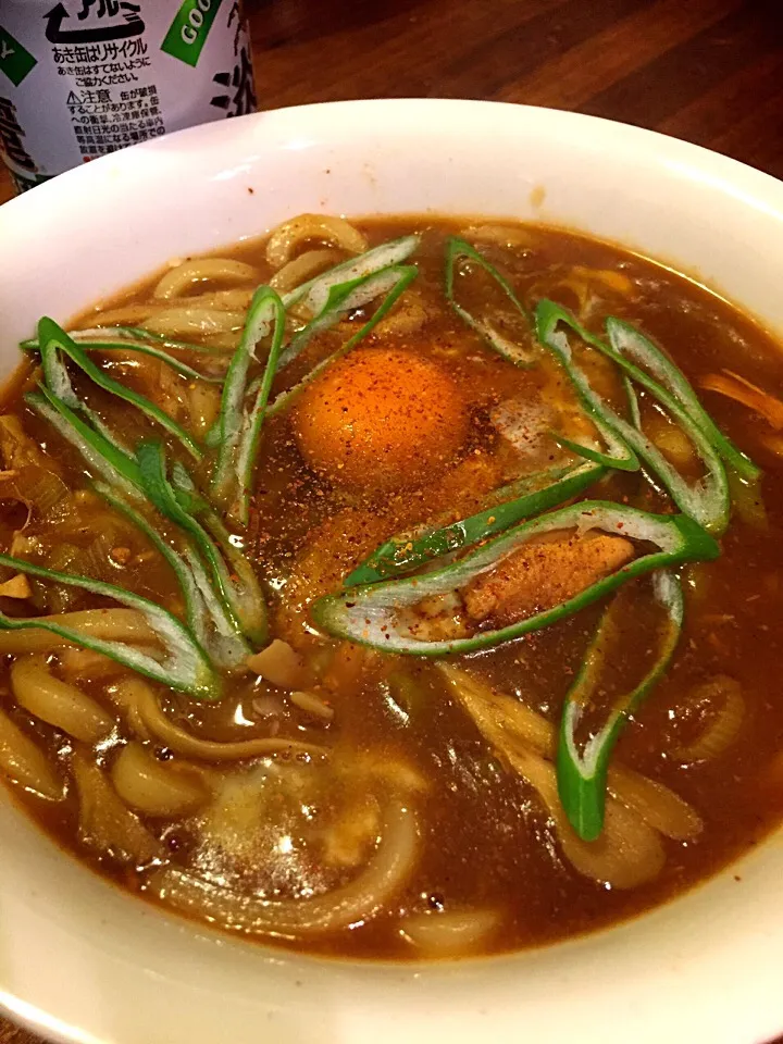 カレー味噌煮込みうどん|トッシ~さん