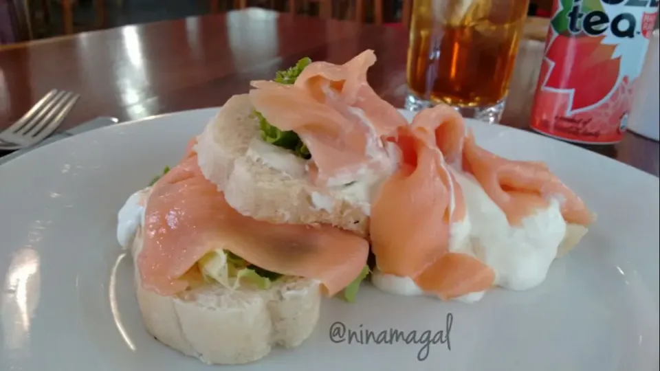 Smoked Salmon Open Sandwich|Marinaさん