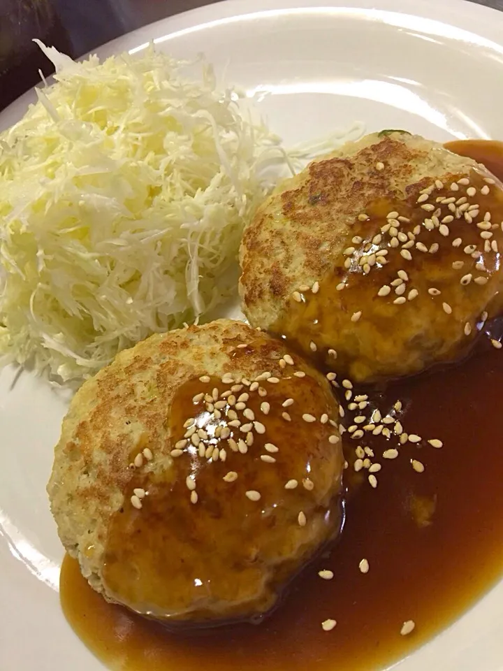 冷凍豆腐でつくね風ハンバーグ|めぐまんさん