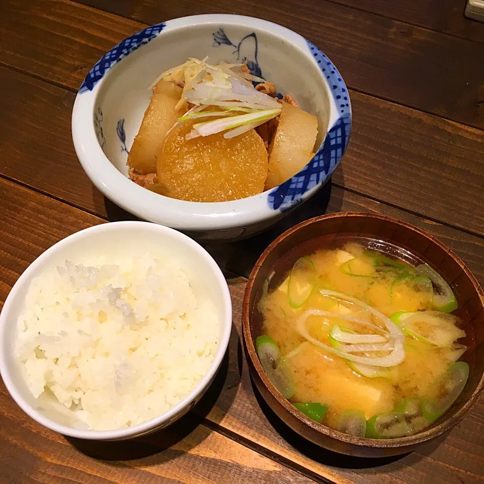 大根と豚肉の生姜醤油煮|morimpicoさん