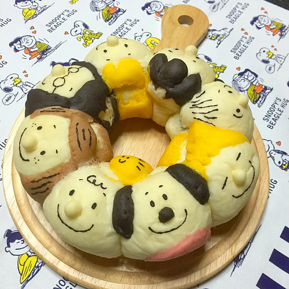 スヌーピーと仲間たちのちぎりパン I LOVE PEANUTS|namimoさん