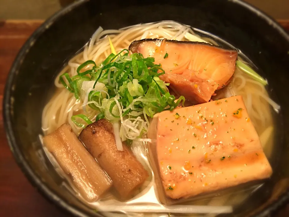 銀ダラ豆腐煮温めん2|半田手延べそうめんの店 阿波や壱兆さん