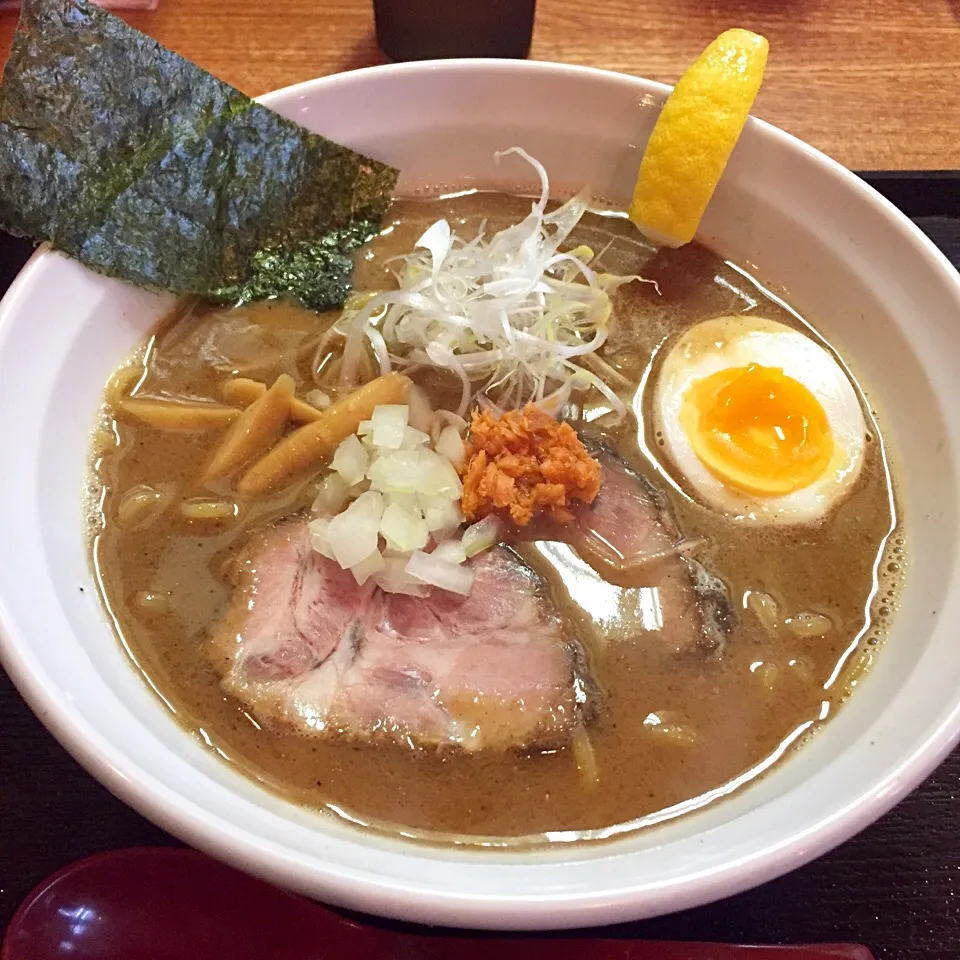 札幌鮭ラーメン麺匠 赤松 和こく鮭だし醤油|カウンター嬢さん