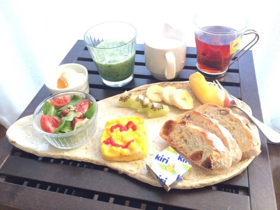 Today's breakfast for my son.|tommyさん