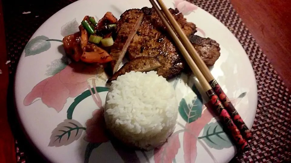 pork chop & tomatoes with shrimp paste.|Benjamin Rimorin Jr.さん