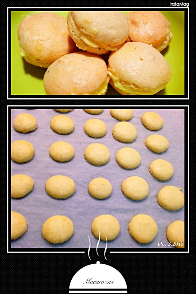 Macaroons with Lemon buttercream filling|Tari's Kitchenさん