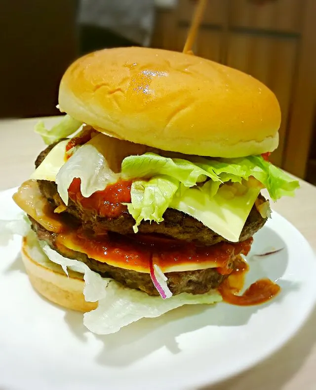 Snapdishの料理写真:tower burger...|princessjoさん