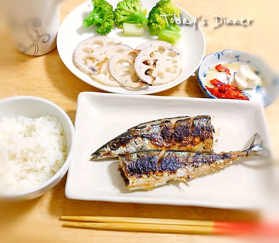 (*´ω｀*) 晩ご飯 🐟♪|Gigi Cafeさん