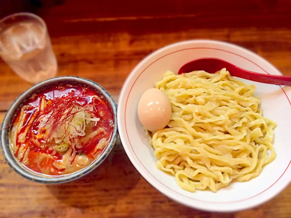 辛味噌つけ麺(大)＋味玉@東京味噌らーめん 鶉|morimi32さん