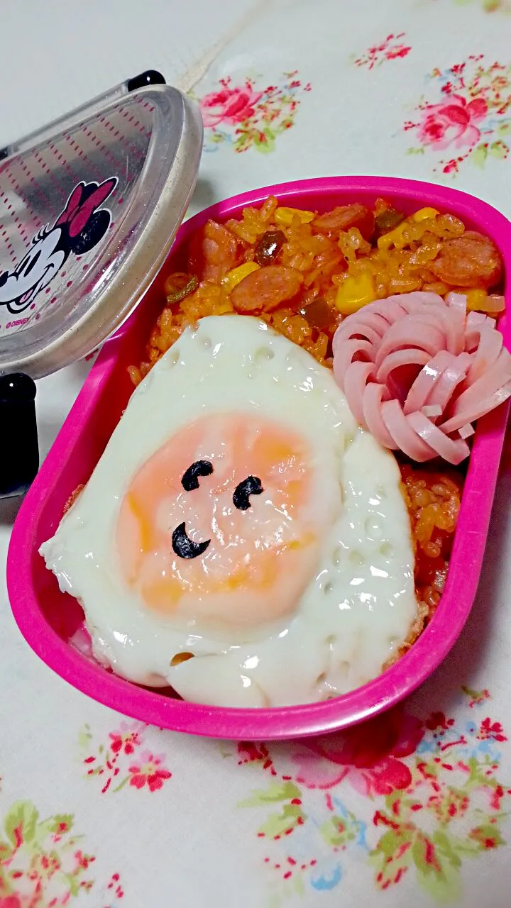 チキンライス弁当 ψ(´ڡ`♡)|じょうさん