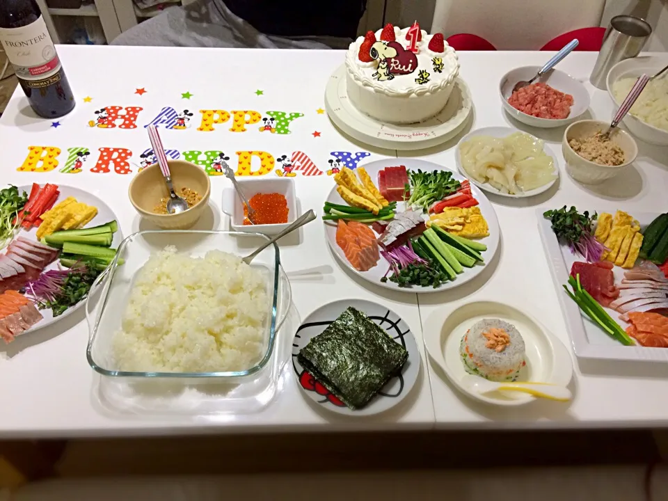 Snapdishの料理写真:誕生日ご飯|ゆっさんさん