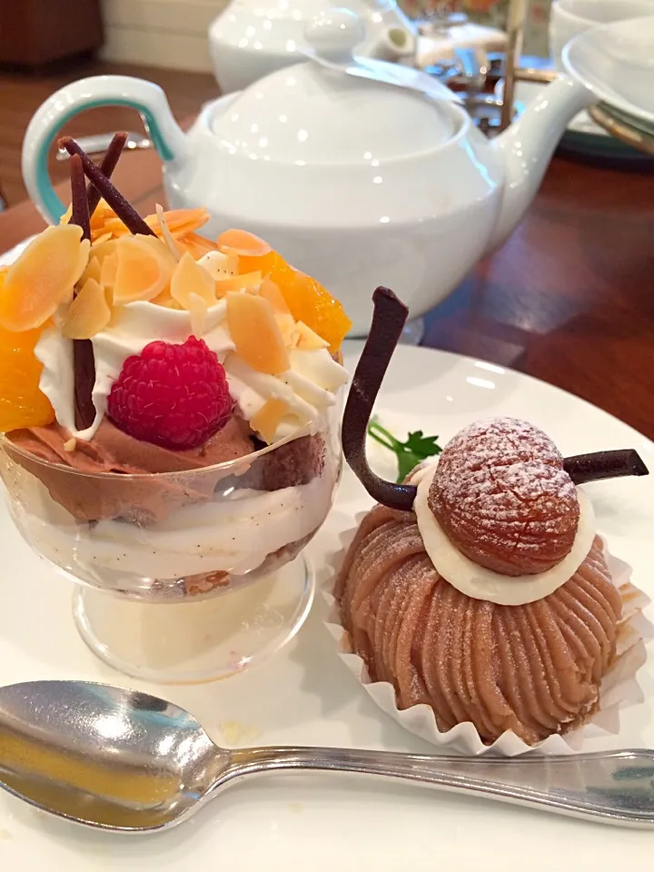 British parfait & Mont Blanc|T’s lanaiさん