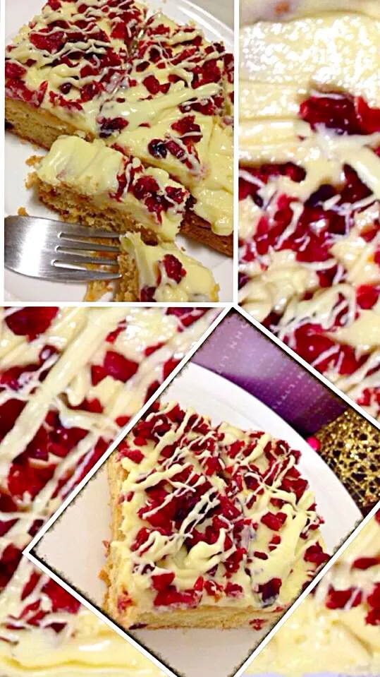 White Chocolate Cranberries Blondies. Am I ready for Xmas...? 😋|Tari's Kitchenさん