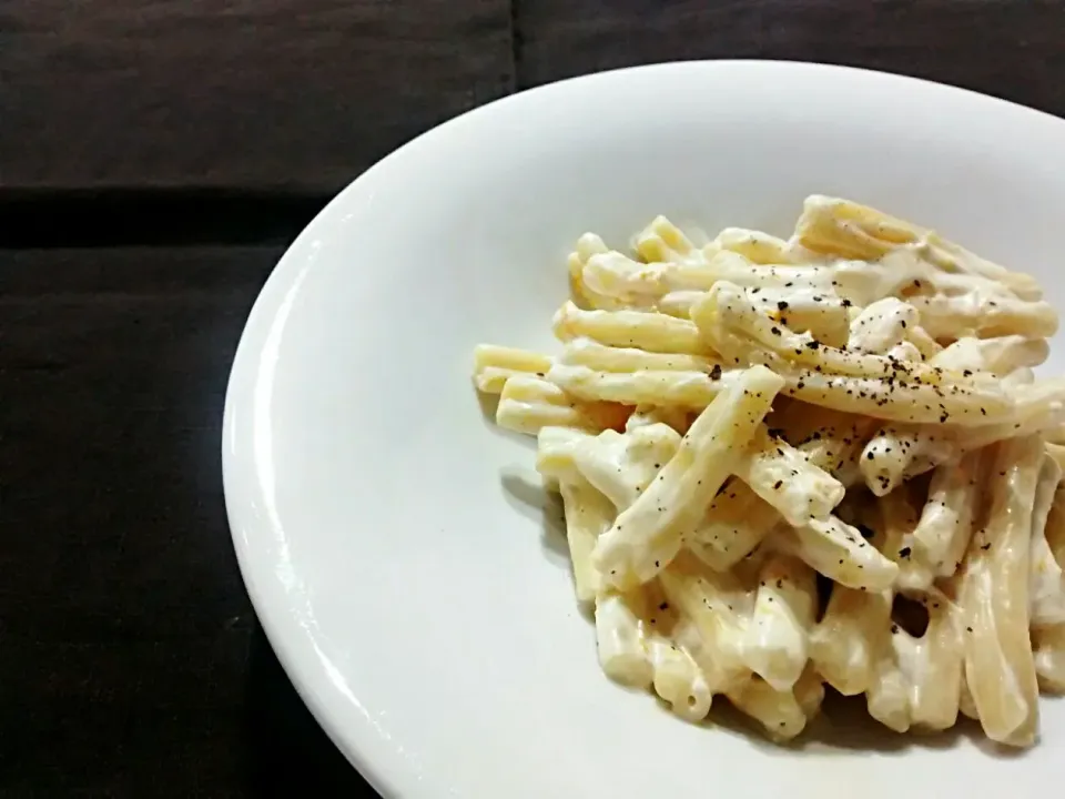 Pasta con crema di scorza di limone e arancia (レモンとオレンジ風味のクリームパスタ)|小鍋 (pentolina)さん