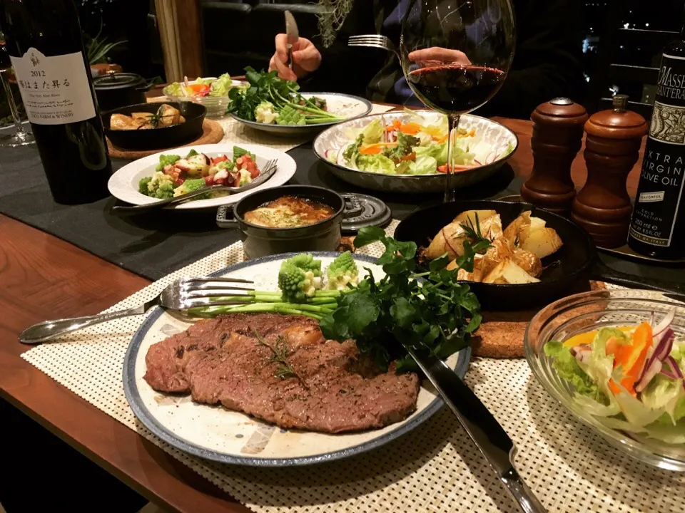 Snapdishの料理写真:晩ごはん🍴|Satominさん