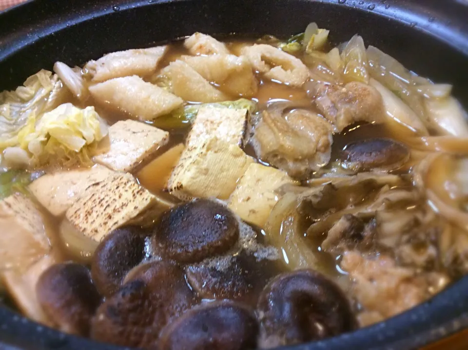 秋田県郷土料理「キリタンポ鍋🍲」😋|アライさんさん