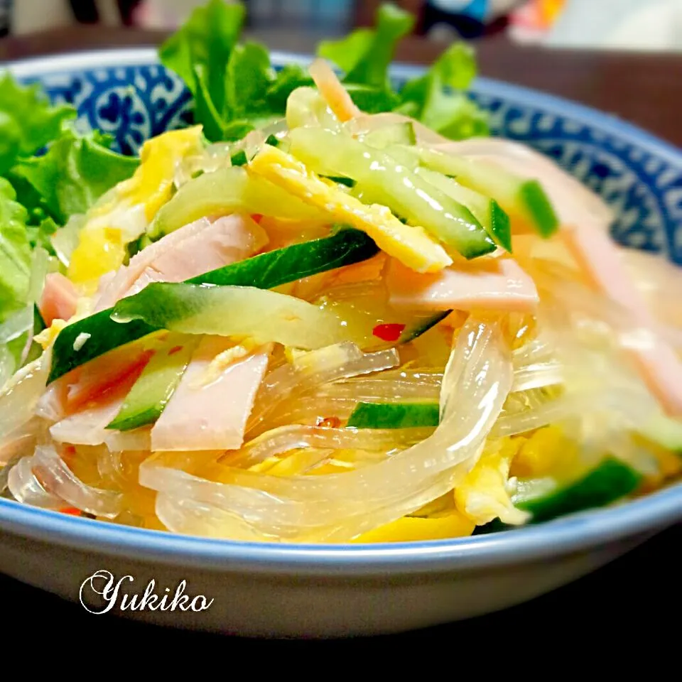 Snapdishの料理写真:タイ風春雨サラダ|ゆきこさん