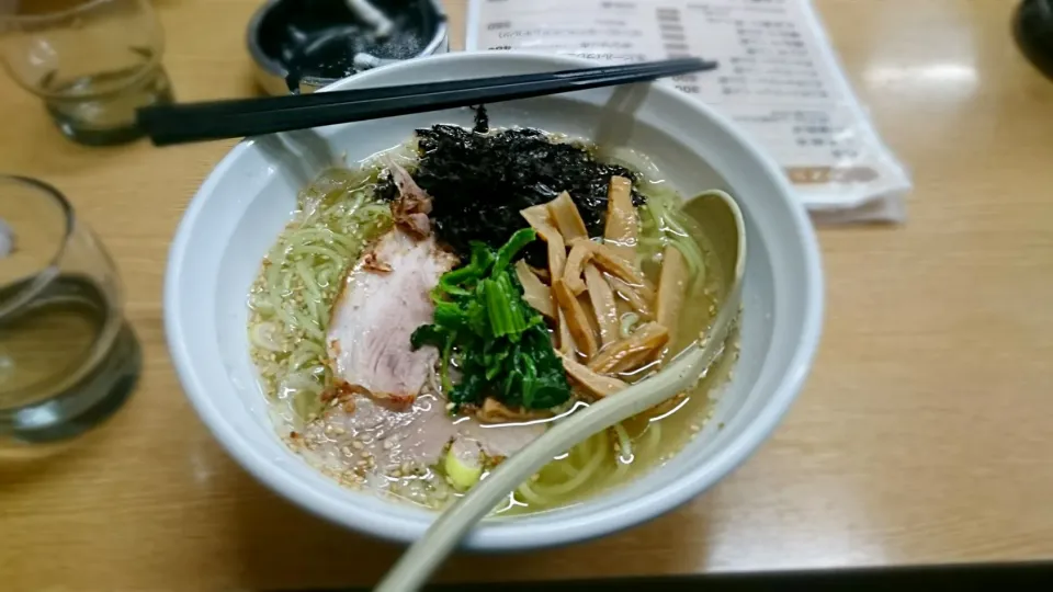 らあめん天山 塩ラーメン|ミナミ ヒロヤさん