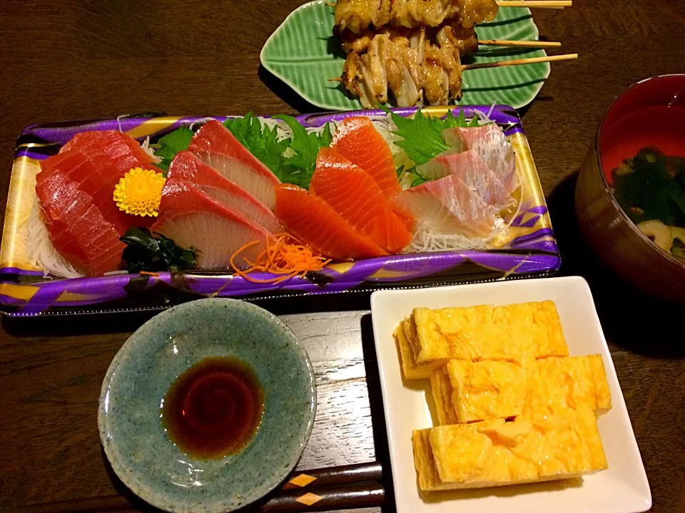 お刺身定食😁|あひごんさん