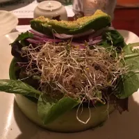 Snapdishの料理写真:Avocado balsamic salad in a cucumber bowl!|nicole s.さん