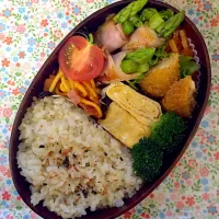 Snapdishの料理写真:2015.12.5  OL娘のお弁当🍱🍴|＊mariko＊さん