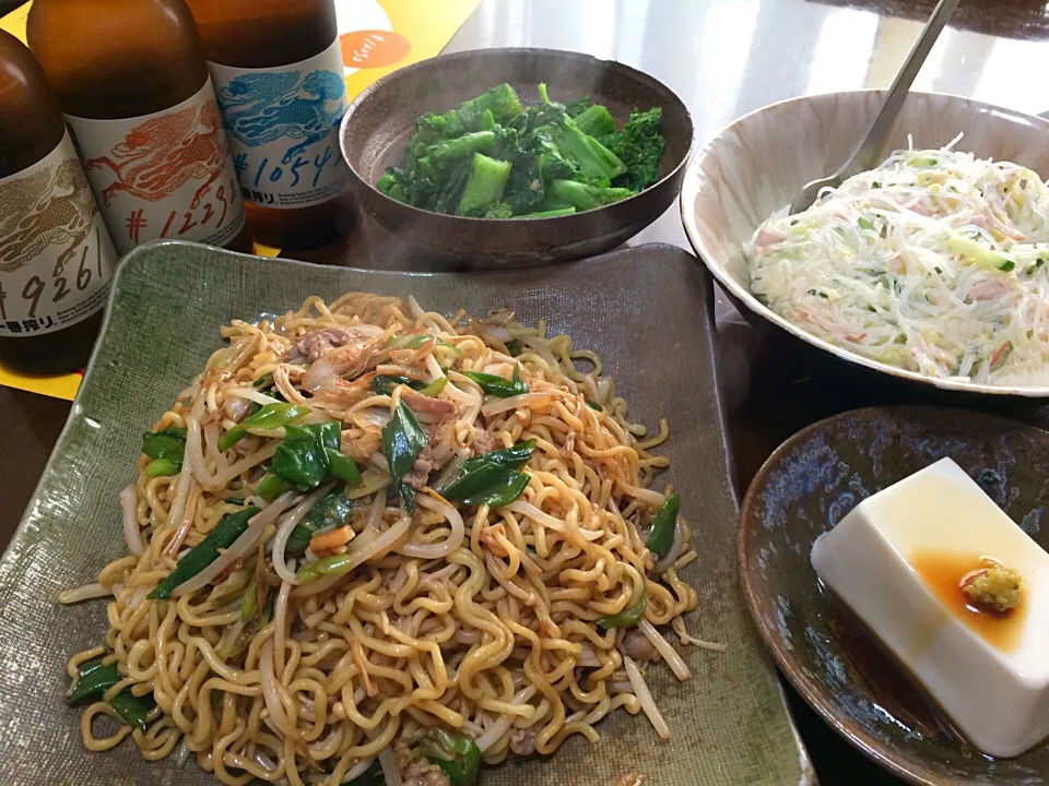 2015.12.5 焼きそばで“利き”一番搾り🍻🍻🍻|ゆみずさん